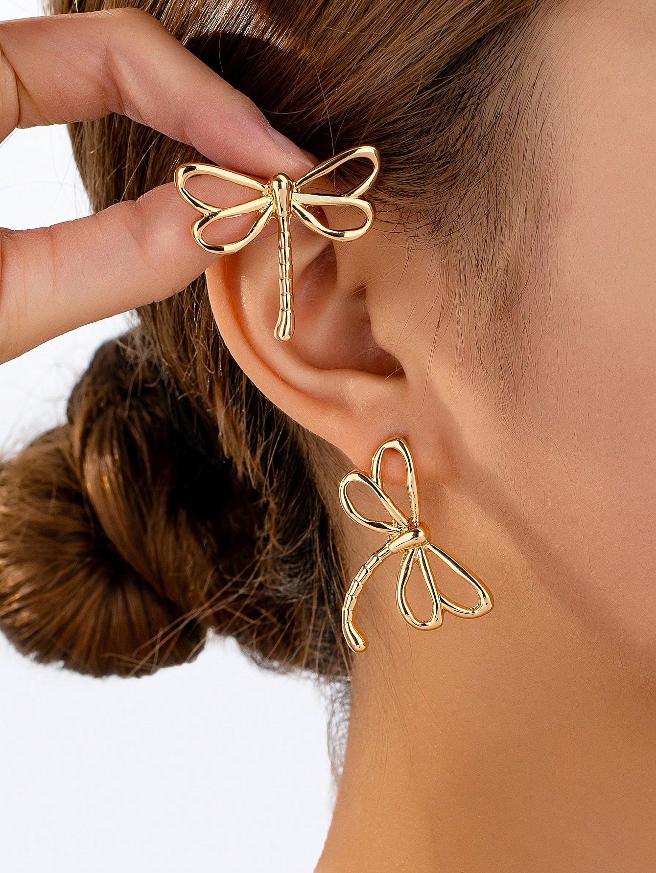 Asymmetric Dragonfly Studs