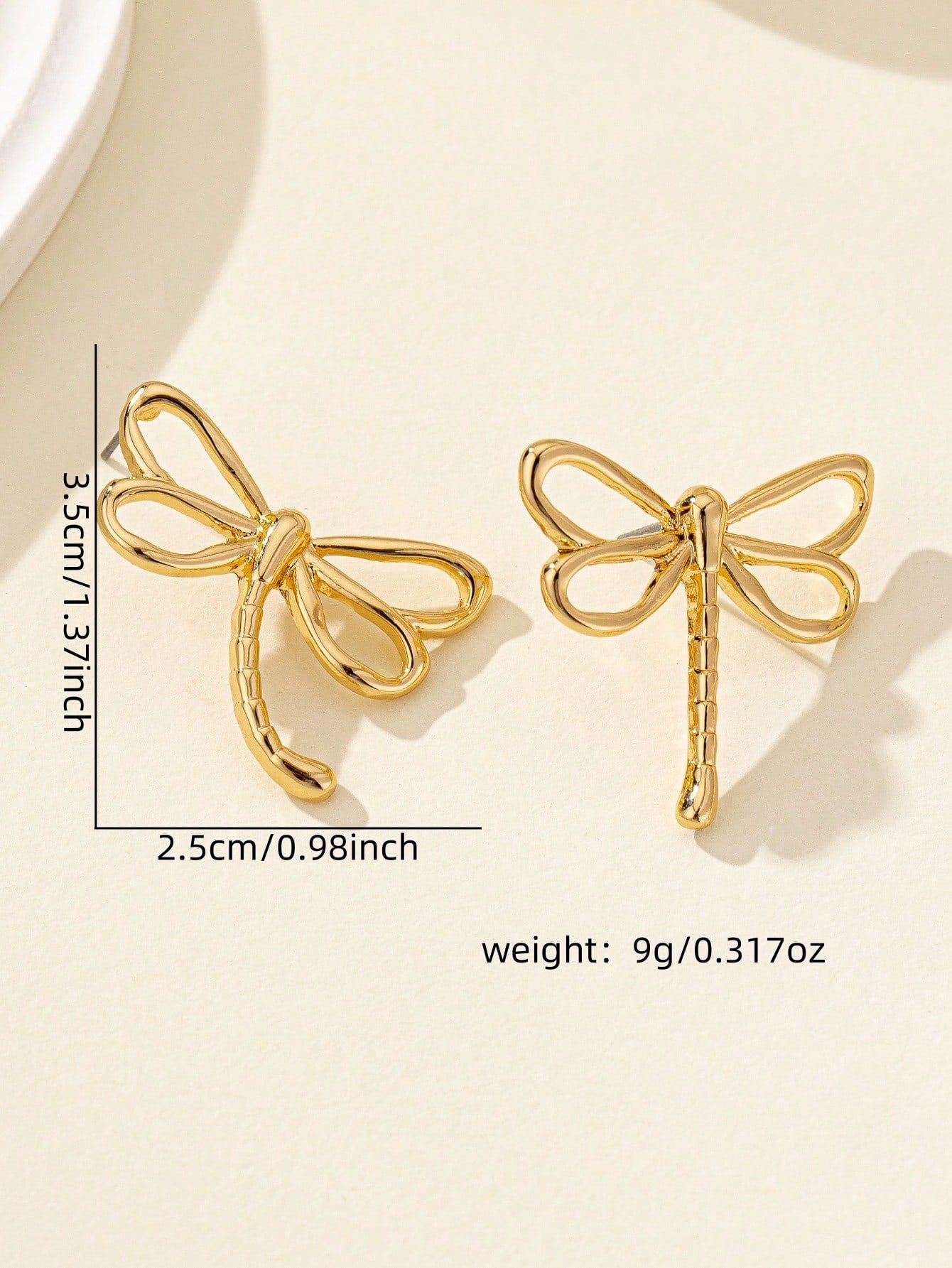 Asymmetric Dragonfly Studs