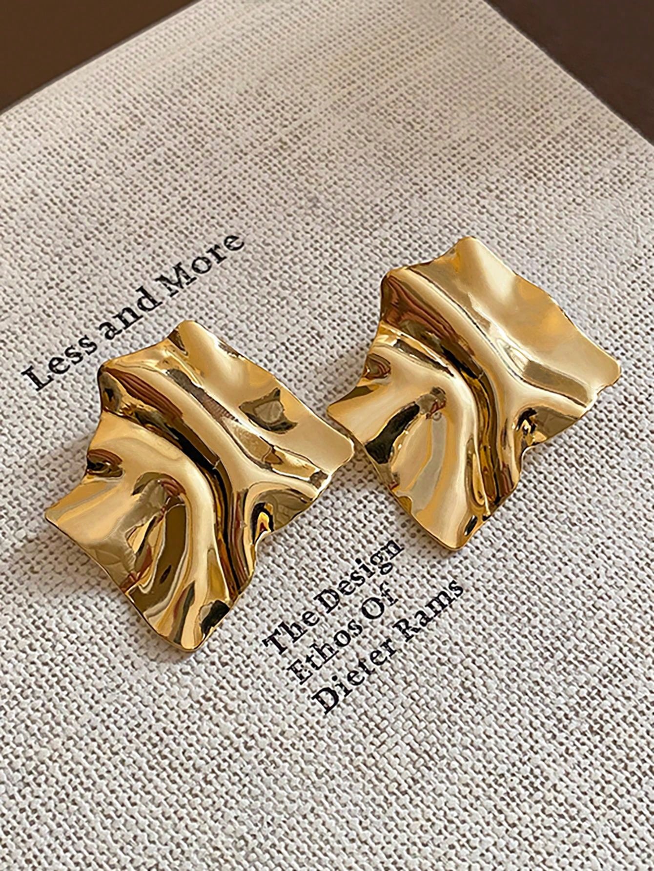 Geometric Metal Stud Earrings for Women – Perfect for Daily Wear & Special Occasions