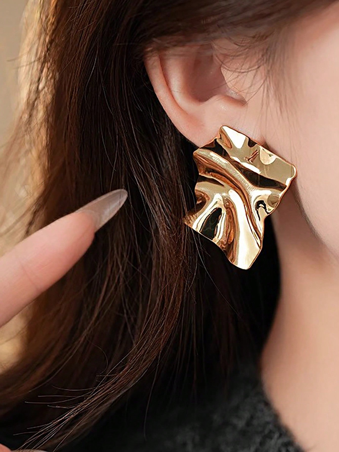 Geometric Metal Stud Earrings for Women – Perfect for Daily Wear & Special Occasions