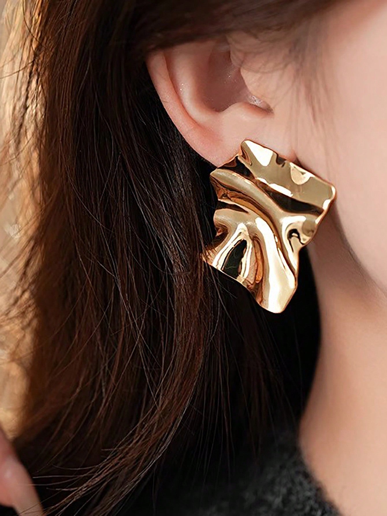 Geometric Metal Stud Earrings for Women – Perfect for Daily Wear & Special Occasions