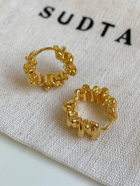Minimalist Copper Hoop Earrings – Elegant Everyday Jewelry for Women