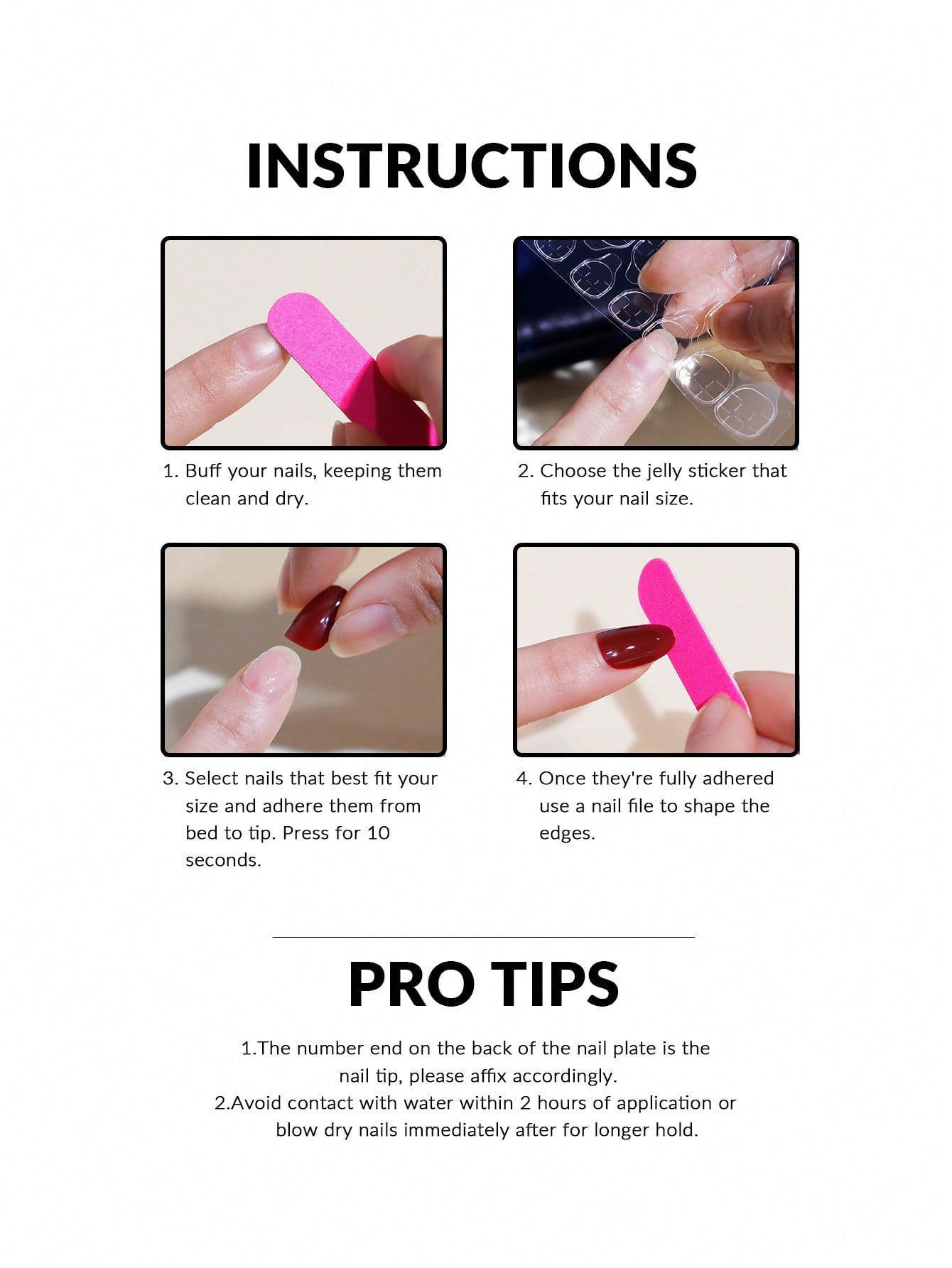 24-Piece Coffin Shaped False Nails with Peach Ombre Gradient – Includes Jelly Gel & Nail File